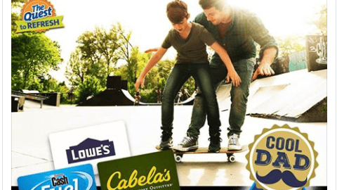 Speedway 'Cool Dad' Facebook Update